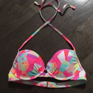 Xhilaration Geometric Swimsuit Top